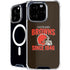 NFL Cleveland Browns Helmet iPhone 16 Pro MagSafe Case